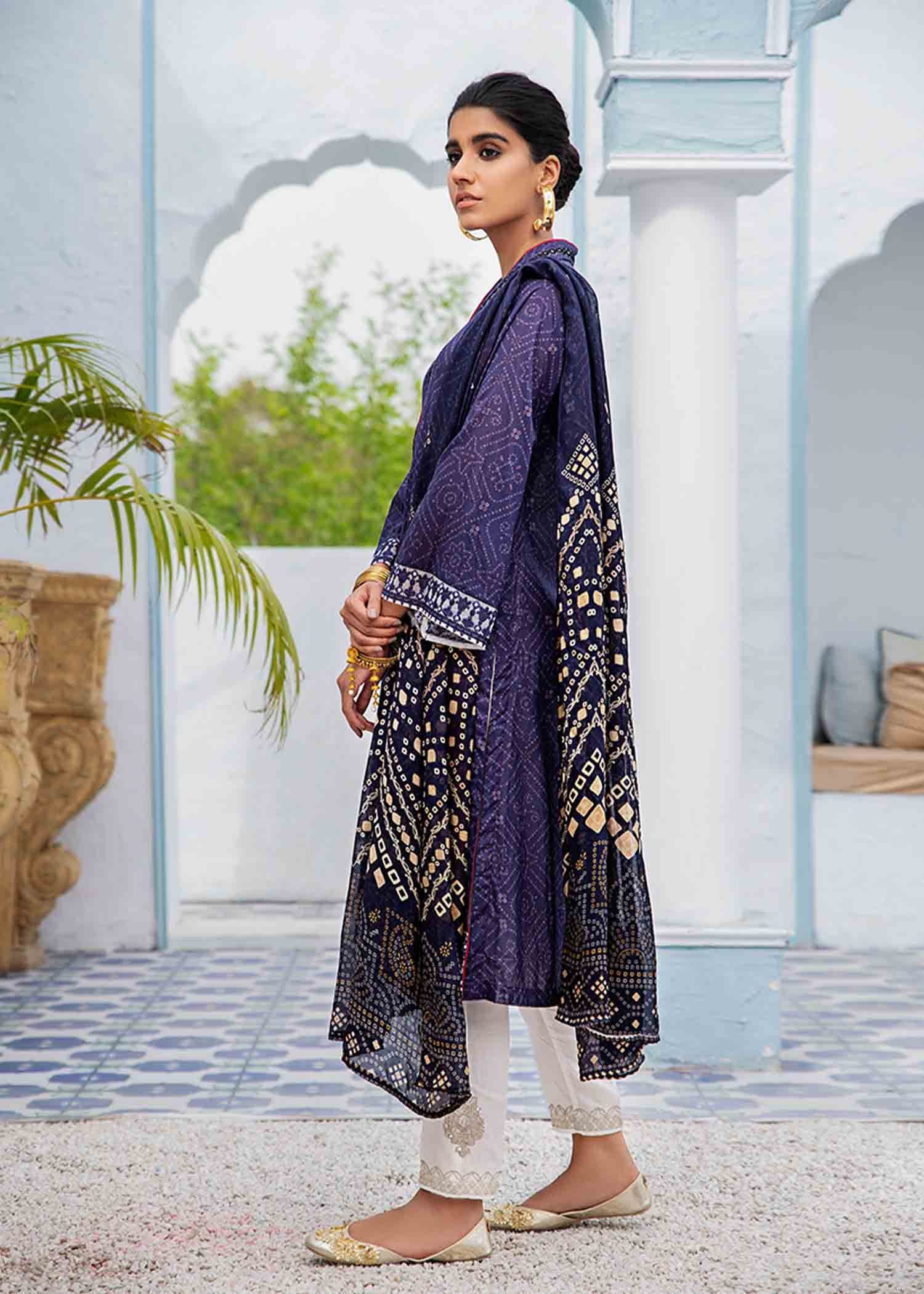 ETHEREAL BATIK  - 2PC - EMBELLISHED SHIRT