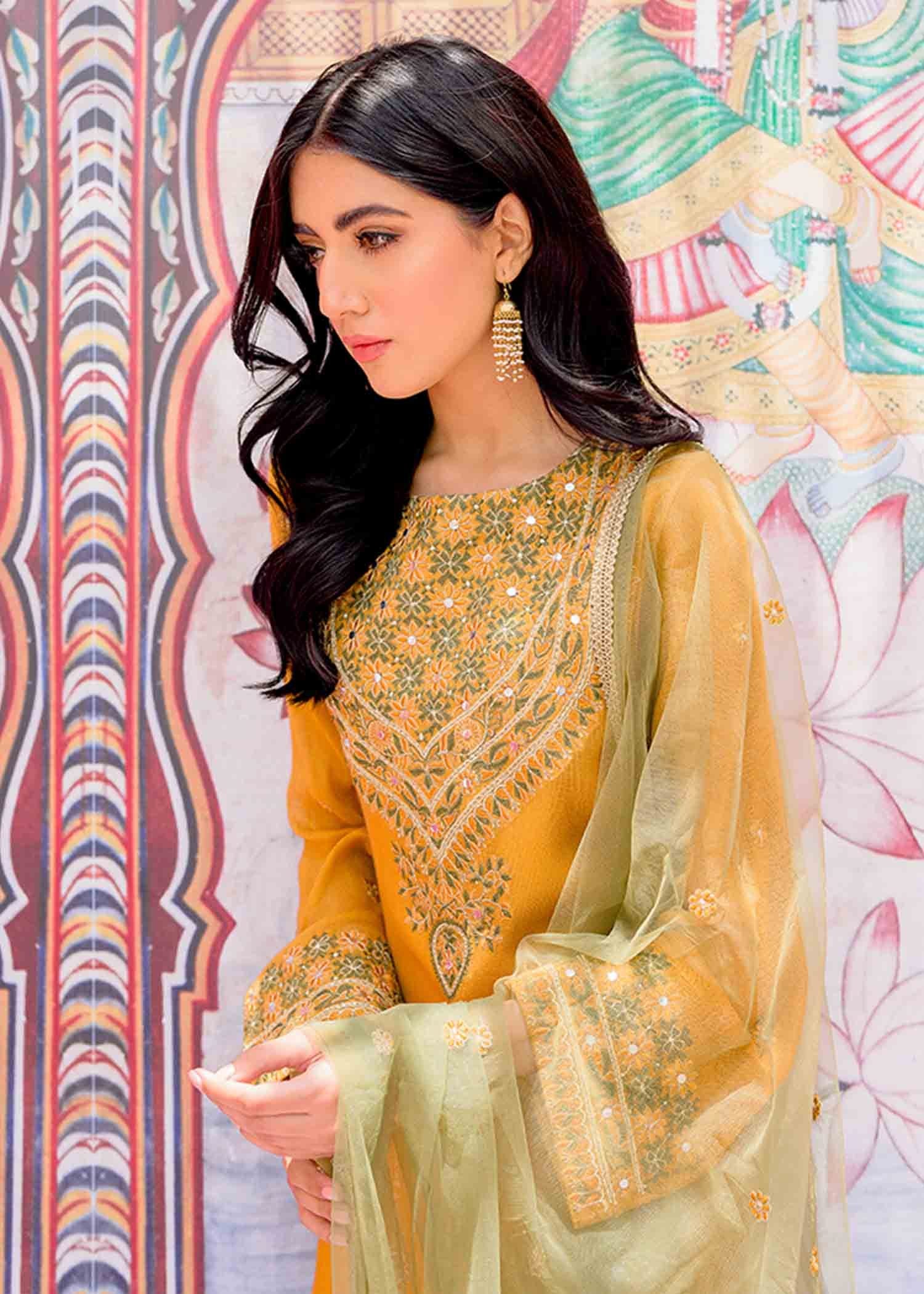 GUL E RANA - 2PC - EMBROIDERED SHIRT