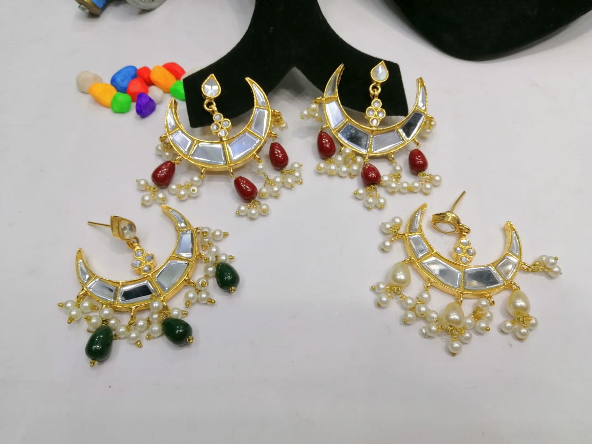 Gold plated earrings